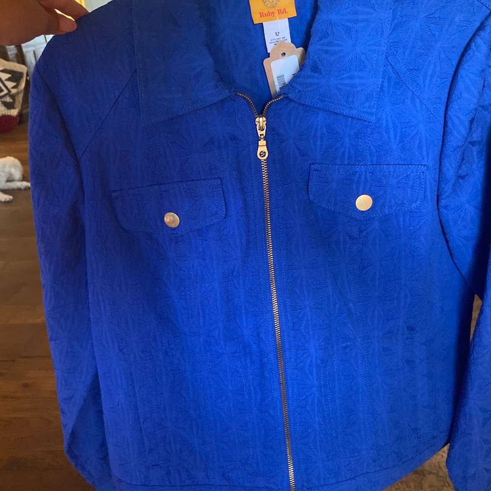 Blue pattern ruby road jacket - Picture 6 of 6